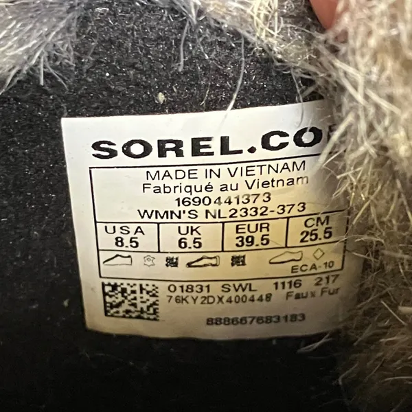 Sorel Tofino ll waterproof snow boots tan black winter women's‎ size 8.5 trendy - Image 9