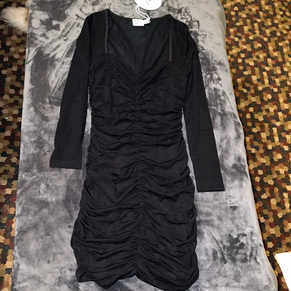 Princess Polly Cyanna Mini Dress in Black Size 6 New with tag - Image 5