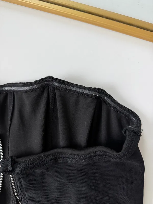 Amazon Black Boned Strapless Tube Top - Image 4