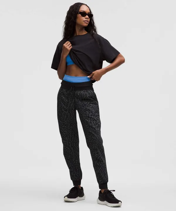 Lululemon Dance Studio Mid-Rise Jogger Full Length Leopard Warp Black Multi - Image 3