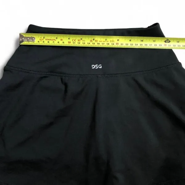 DSG Women's Performance Skort Skirt Black Mid-Rise Built-in-Shorts Size XS - Image 7
