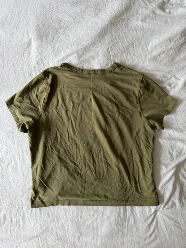 Lululemon olive green crop top - Image 2