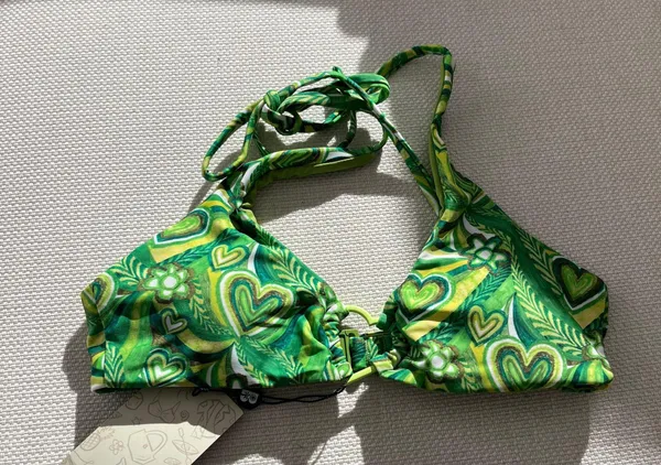 Black Bough Swim Thea Zooted Green Bikini Swim Set - Image 6