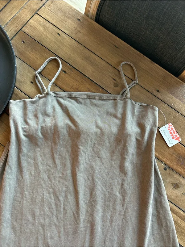 NWT FP Movement Hot Shot Strappy Brown Dress L - Image 5