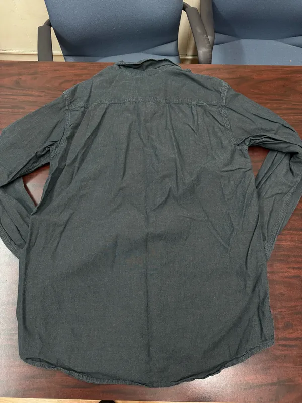 Carhartt Relaxed Fit Mens Chambray Button Front Long Sleeve Shirt- LTall - Image 3
