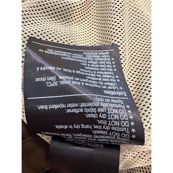 Burton Snowboard Pants‎ Dryride Women L Brown Cargo Insulated Winter Ski Outdoor - Image 13