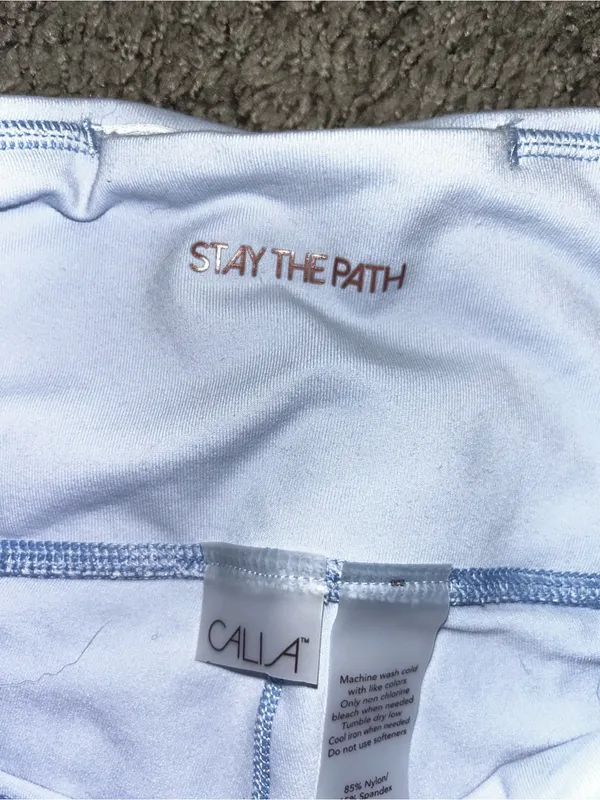 Calia light blue biker shorts size small nwt #activewear #studio - Image 2
