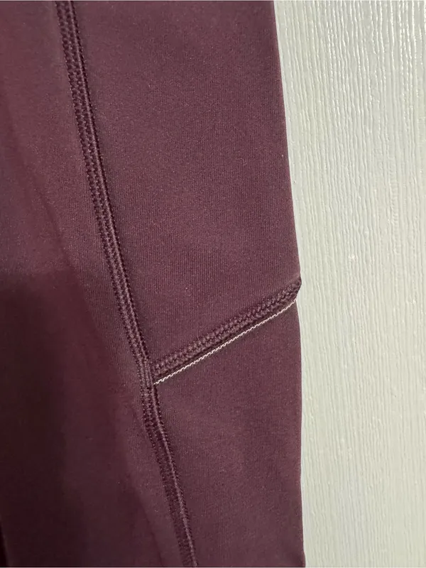 lululemon athletica Side-Pocket Leggings in Plum Purple Size 6 - Image 8