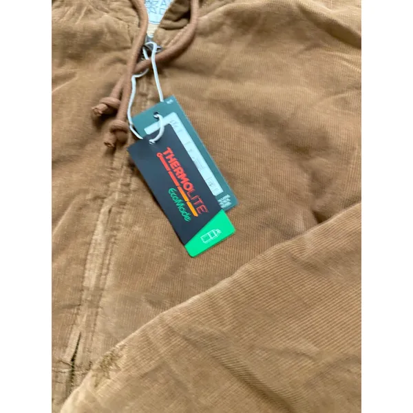 Alpine Design Womens‎ Corduroy Quilted FZ Hood Jacket Roasted Coffee ADW24701 M - Image 4