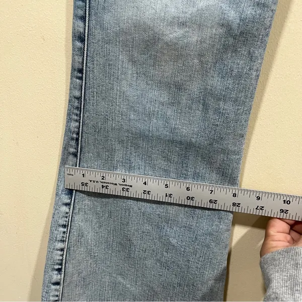 Abercrombie & Fitch high-rise flare jeans size 27 4 regular EUC - Image 4