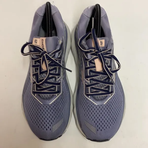BROOKS GHOST 12‎ Grey Peach navy 9 US MEDIUM A12 - Image 8