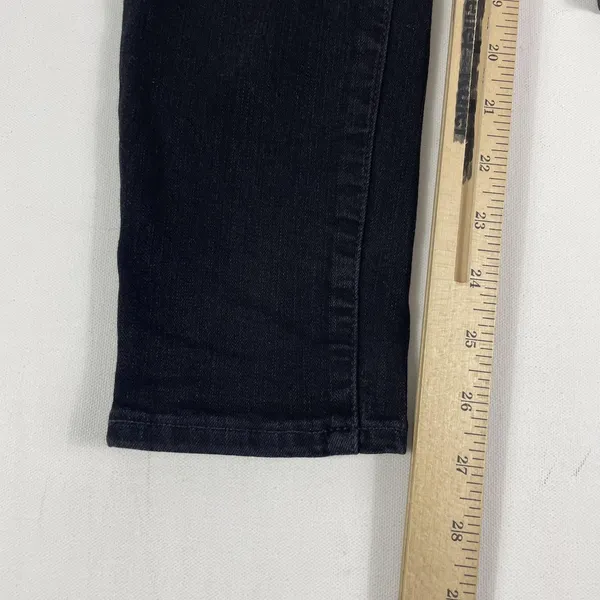 Madewell Roadtripper Skinny Jeans Womens 28 Black‎ Mid Rise Stretch Denim - Image 2