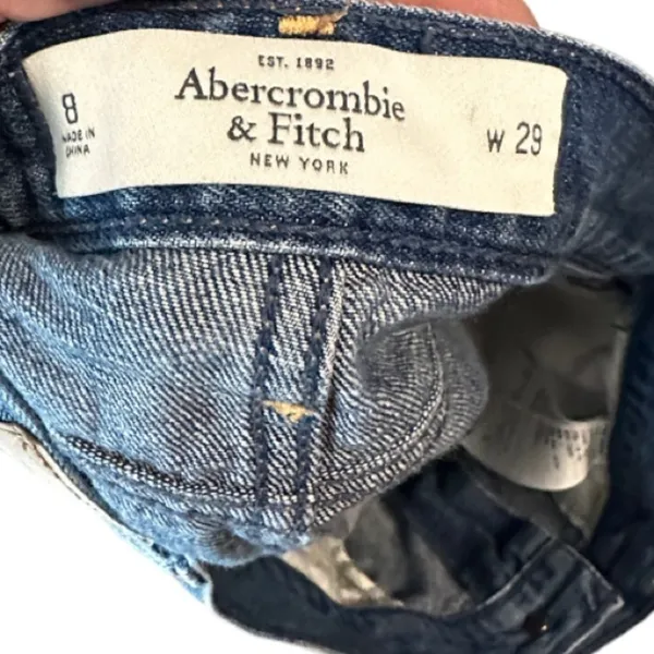 Abercrombie Beaded Destroyed‎ Jean Shorts - Image 6