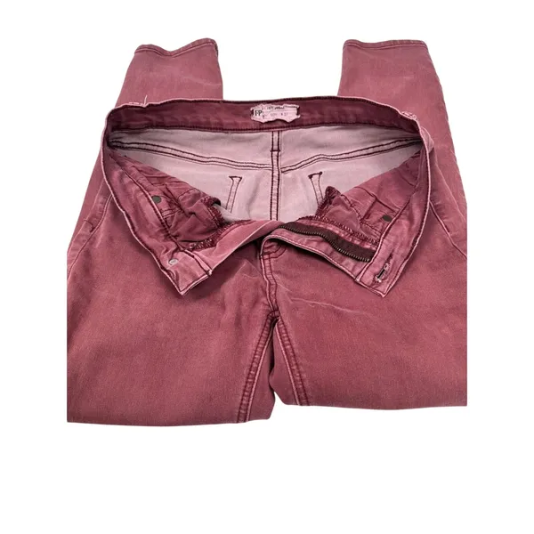 Free People Skinny Jeans‎ Womens 27 Mauve Pink Garment Dyed Stretch Ankle Jeans - Image 6