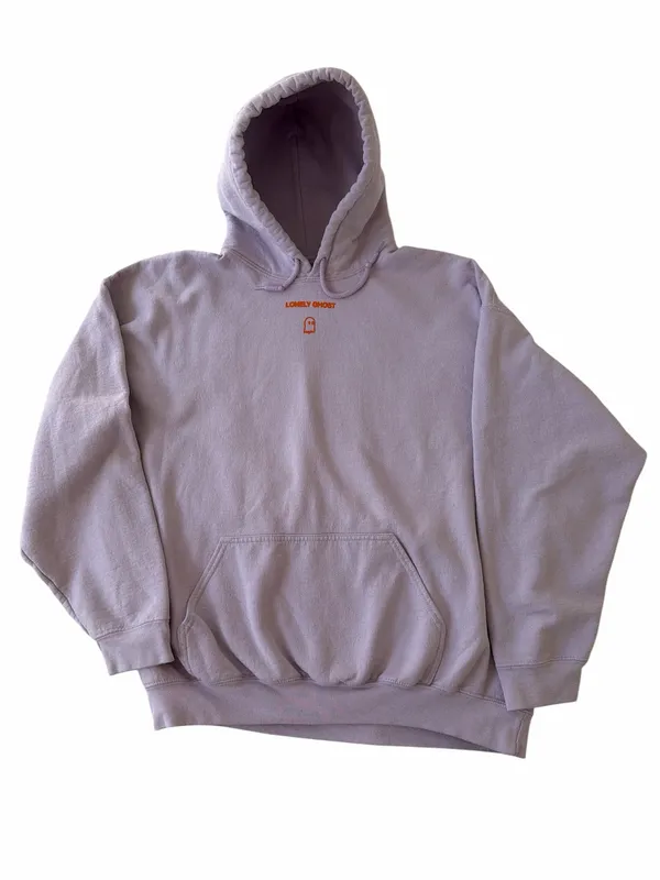 Lonely Ghost Sweatshirt Hooded Lilac Text Me When You Get Home - Image 11