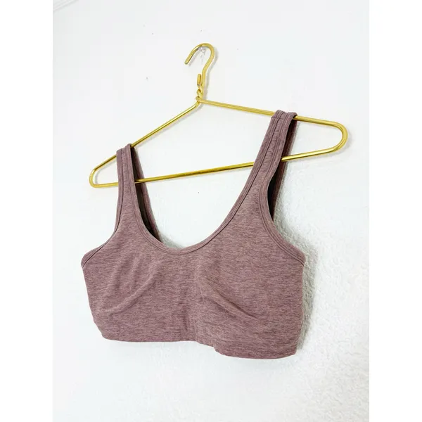 Alo Alosoft Center Stage Bra Size Medium Maeve Pink Sportsbra Workout - Image 7