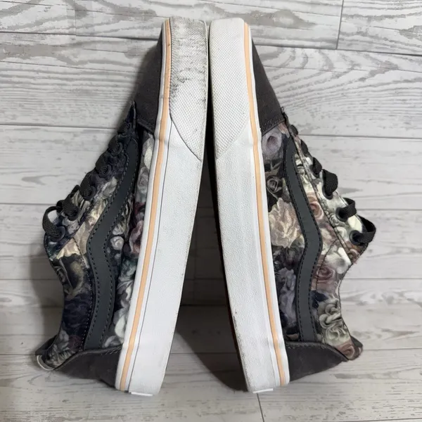 Vans‎ Old Skool Romantic Floral Sneakers Women's 7.5 Sk8 Casual Shoes 500714 - Image 5