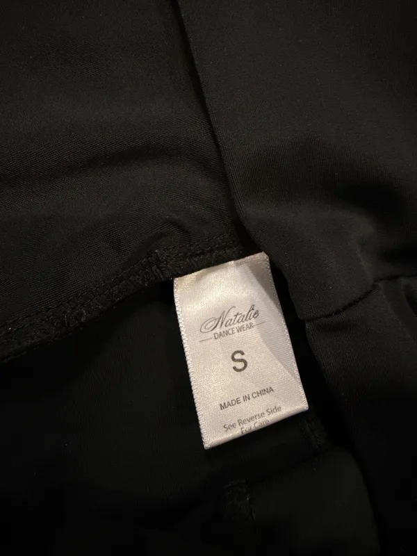 Natalie Dancewear Black High Waisted Leggings - Image 2