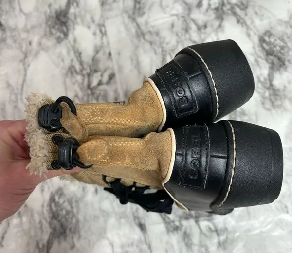 Sorel Tivoli III snow Boots tan brown winter size 4 - Image 3