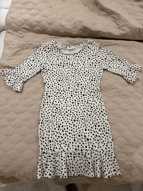 Beeson River Polka Dot Dress White - Image 2