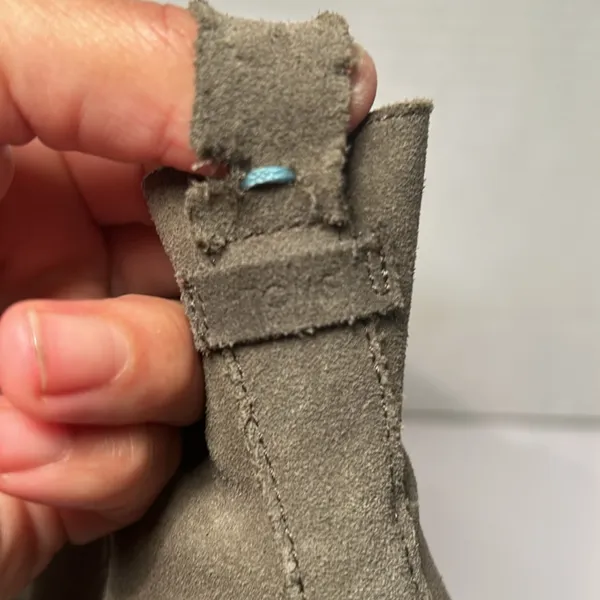 TOMS Women's Esme Desert Taupe Suede Chelsea Boot Size 8. 2.5” heel size - Image 15