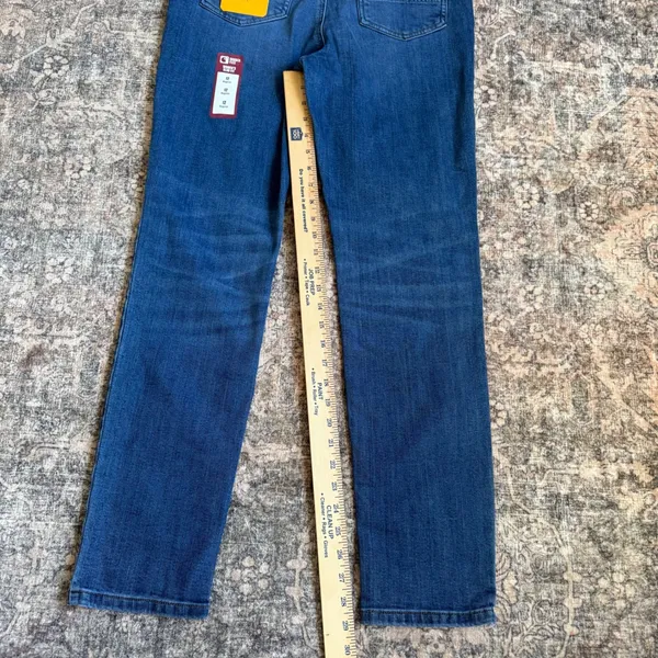 New Carhartt Rugged Flex Slim Fit Tapered High Rise Jeans BD5105-W Blue 12 - Image 6