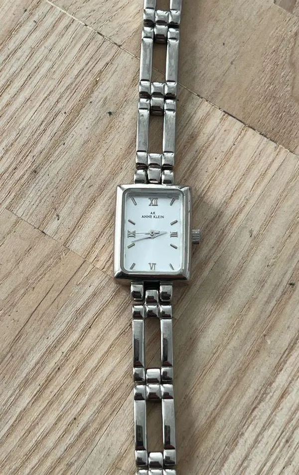 Anne Klein Ladies Dress Watch Stainless Bracelet Dial Hands Markers - Image 3