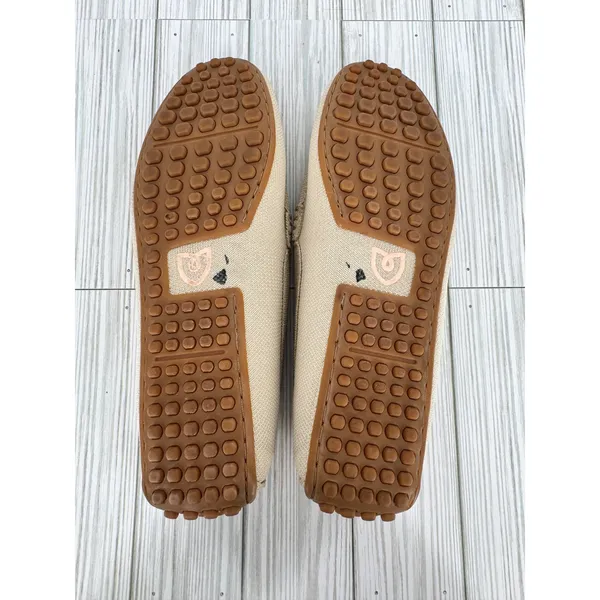 Rothy's The Driver loafers women's 10 slip on penny flat shoes sesame minimalist - Image 7