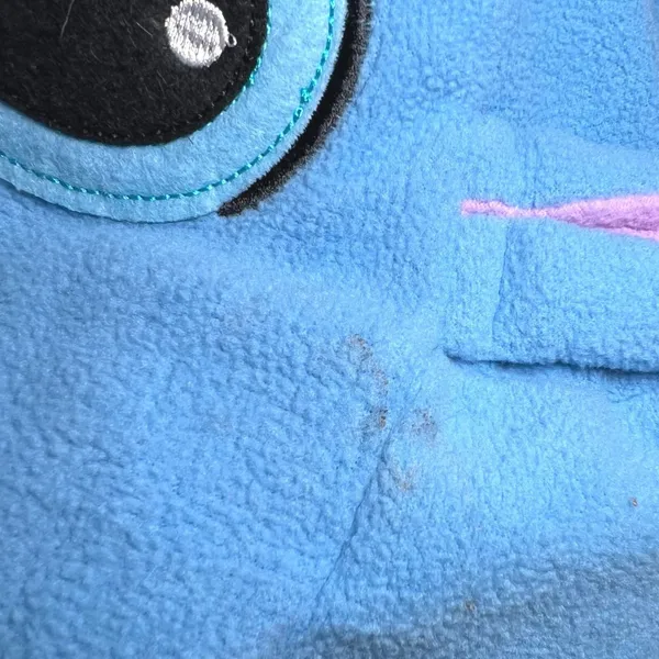 Disney Stitch Adult Size XL Costume Kigurumi Pajamas Blue Hututu‎ Fleece - Image 11