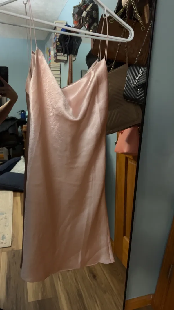 Shop Priceless Satin Mini Dress - Image 3