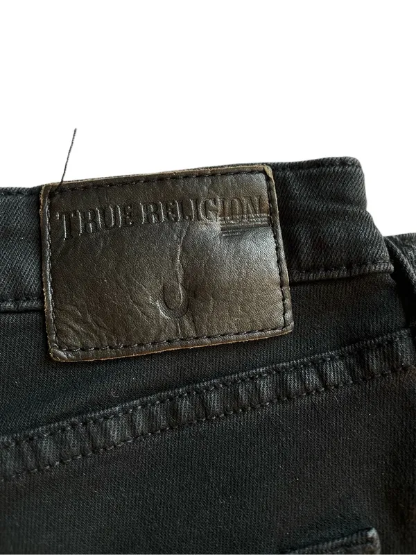 True Religion Becca Mid Rise Bootcut Black Jeans - 27 - Image 4