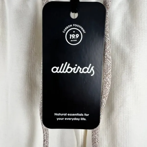 NWT allbirds Women's The R&R Sweatpants Small Natural White Sustainable Athletic - Image 7