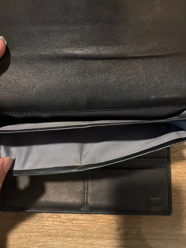 Vintage Coach Black Leather Wallet - Image 5