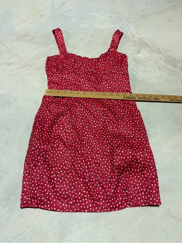 Princess Polly Red Print mini Sundress 2 - Image 2