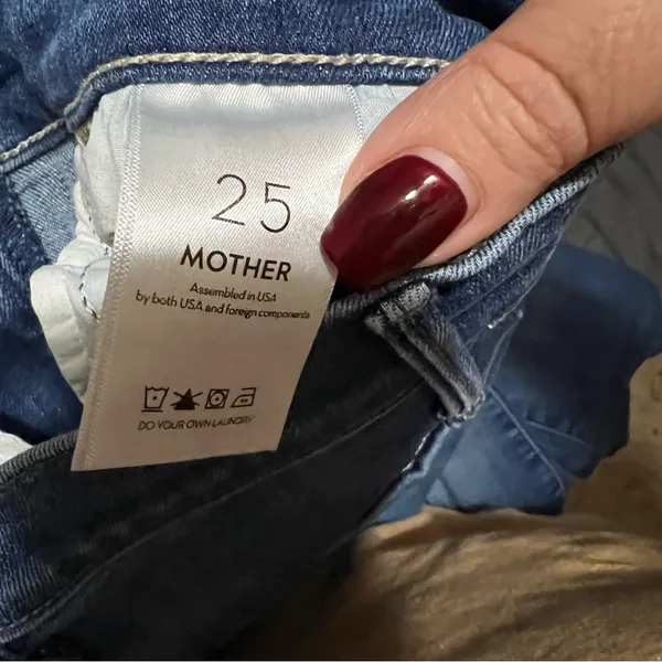 MOTHER The‎ Hustler Ankle In One Trick Pony High Rise Flare Denim Jeans - Image 12