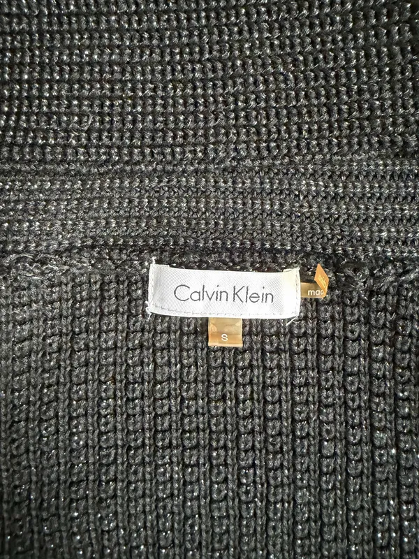 Calvin Klein Black Shimmer Shrug – Size S - Image 3