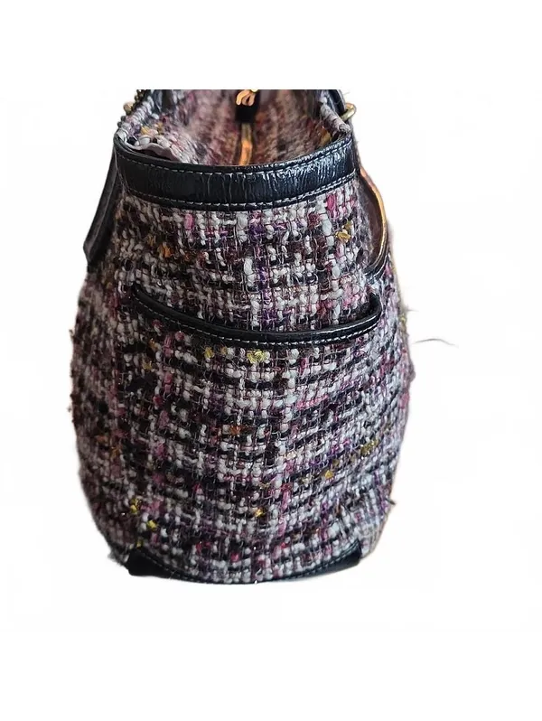 Coach Y2K Tweed Gallery Tote 2012 BLACK & RED - Image 5
