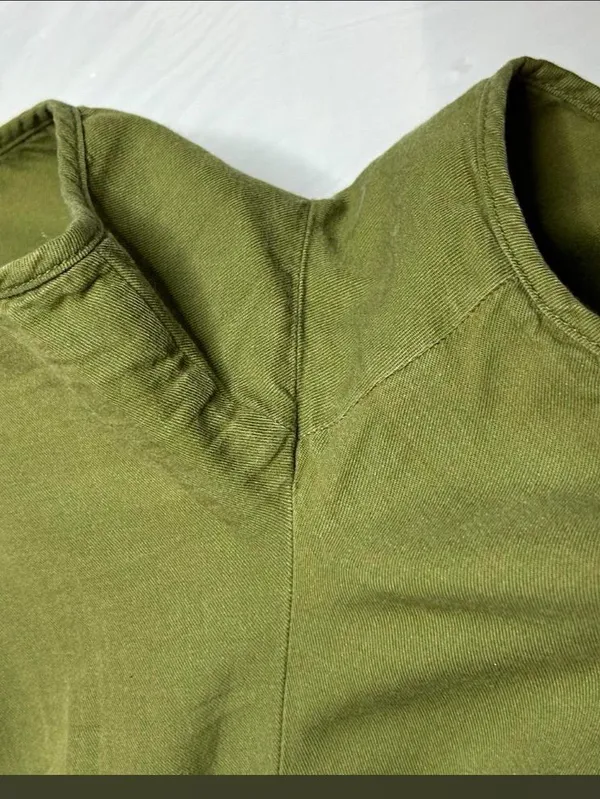 Madewell Pull On Shorts Olive Green High Rise 3" Pockets Casual Travel Size XXS - Image 3