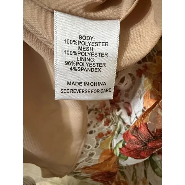 Lucy Paris Floral Print Midi Dress(Size XS) - Image 9