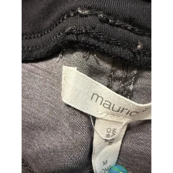 Maurices Maternity Gray Jeggings Over Belly‎ Panel Size M Long Slim Fit Pants - Image 3