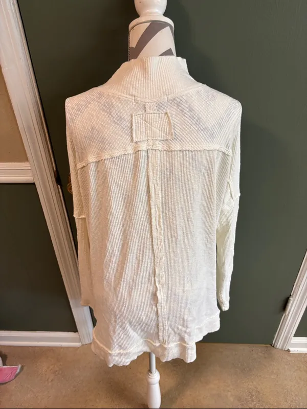 We The Free Cream Turtleneck Sweater - Image 3