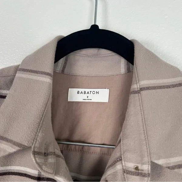 Babaton Plaid Flannel Button Up‎ - Image 4