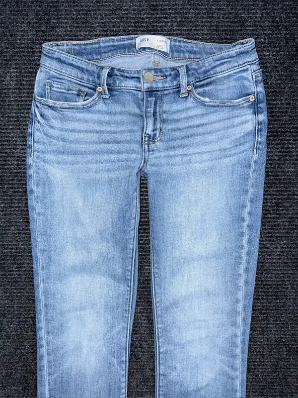 Buckle BKE Stella Slim Fit Low Rise Straight Stretch Jeans Sz 27 x 30 ABK2632S - Image 3