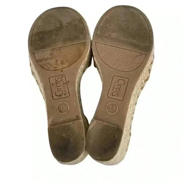 Circus by Sam Edelman Espadrille Sandals Brown Criss-Cross‎ Ankle Size 8.5 - Image 9