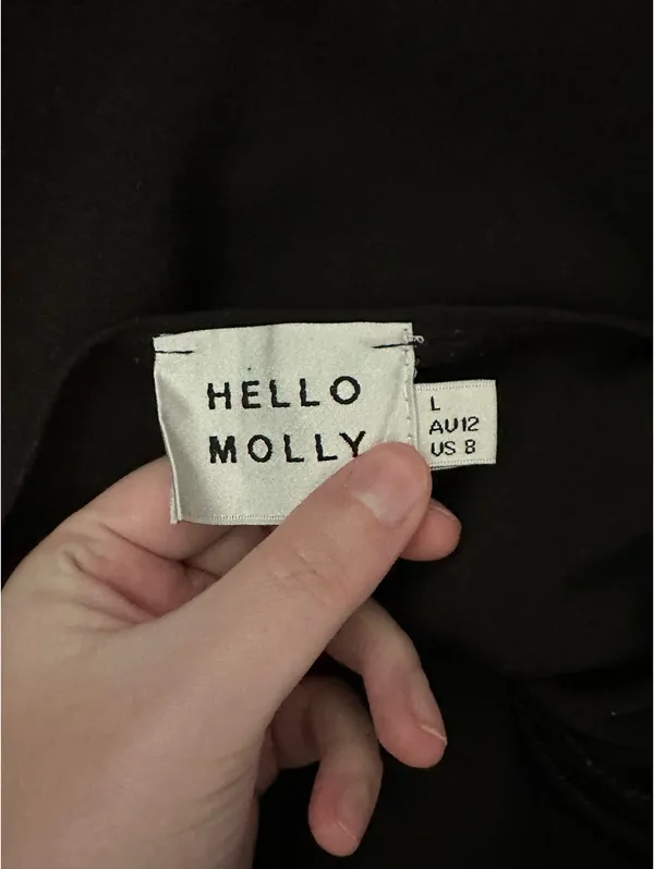 Hello Molly Only On Stage Midi Dress Black - Image 4