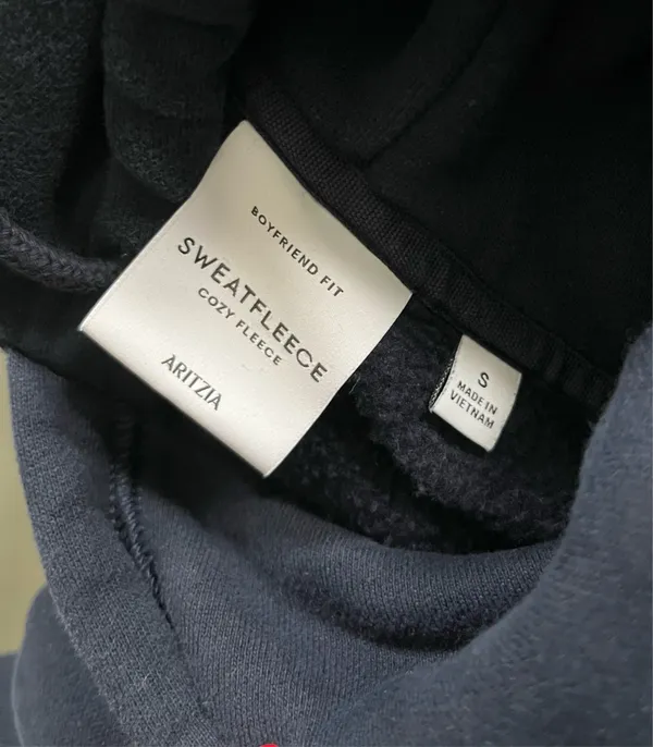 Aritzia Cozy Fleece Sweatfleece Boyfriend Hoodie - Image 5
