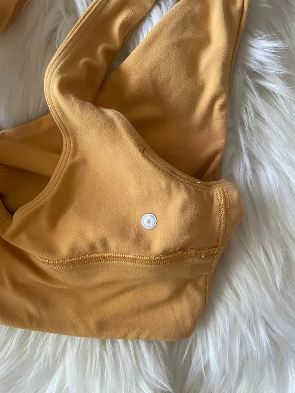 Lululemon Align V-Neck Bra *Light Support, C/D Cup Mango Dream - Image 8