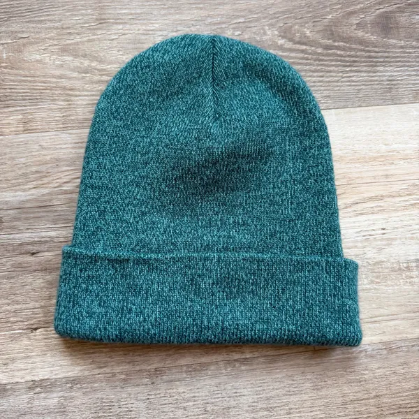 Carhartt A18 Blue Spruce Marl Beanie Made in USA - Image 2