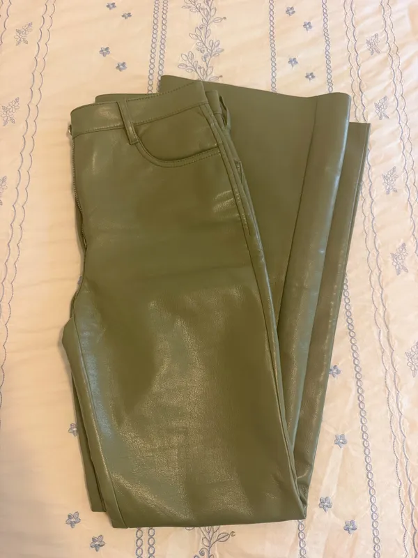Aritzia Wilfred Leather Pants - Image 3
