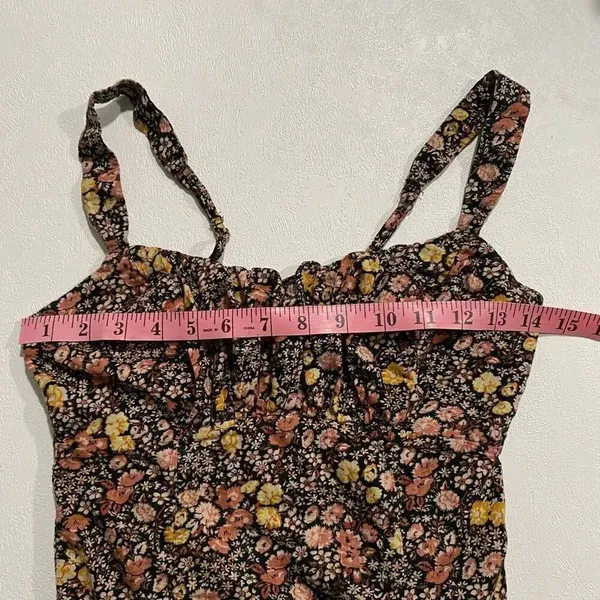 Abercrombie & Fitch Women’s Floral Smocked Bodysuit Size XS - Image 7